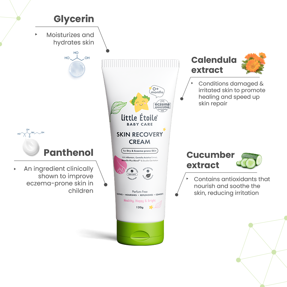 Skin Recovery Cream for Dry & Eczema-prone Skin (0+ Months)