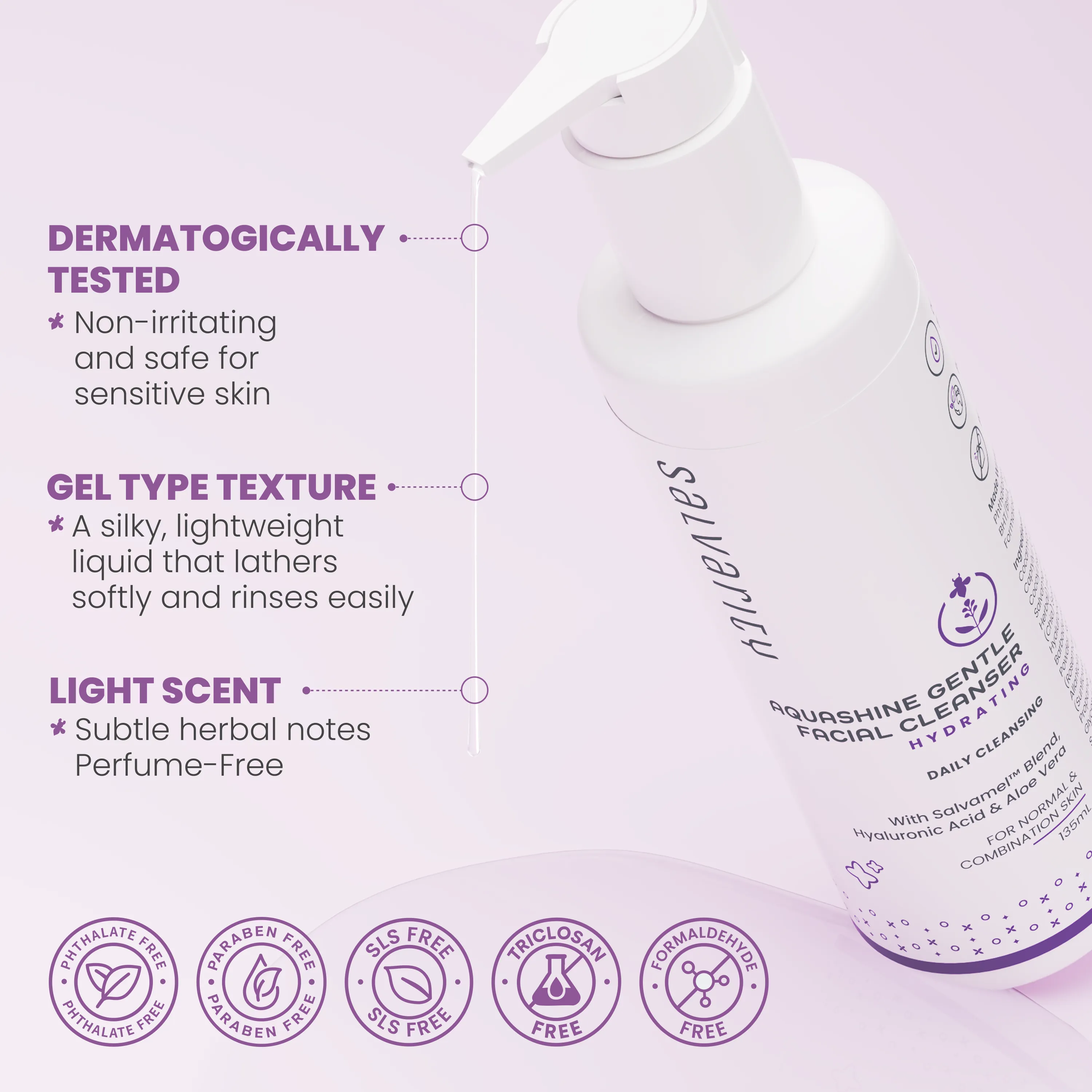 AquaShine Gentle Facial Cleanser