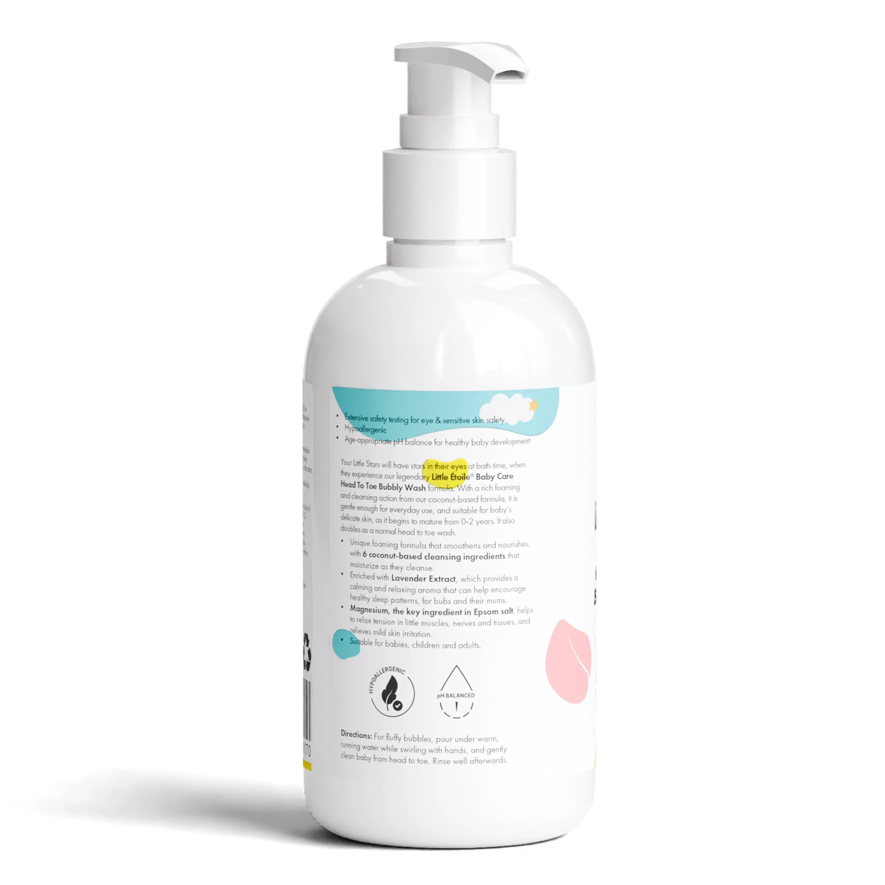 Head to Toe Bubbly Wash for Delicate Skin (0+ Months)