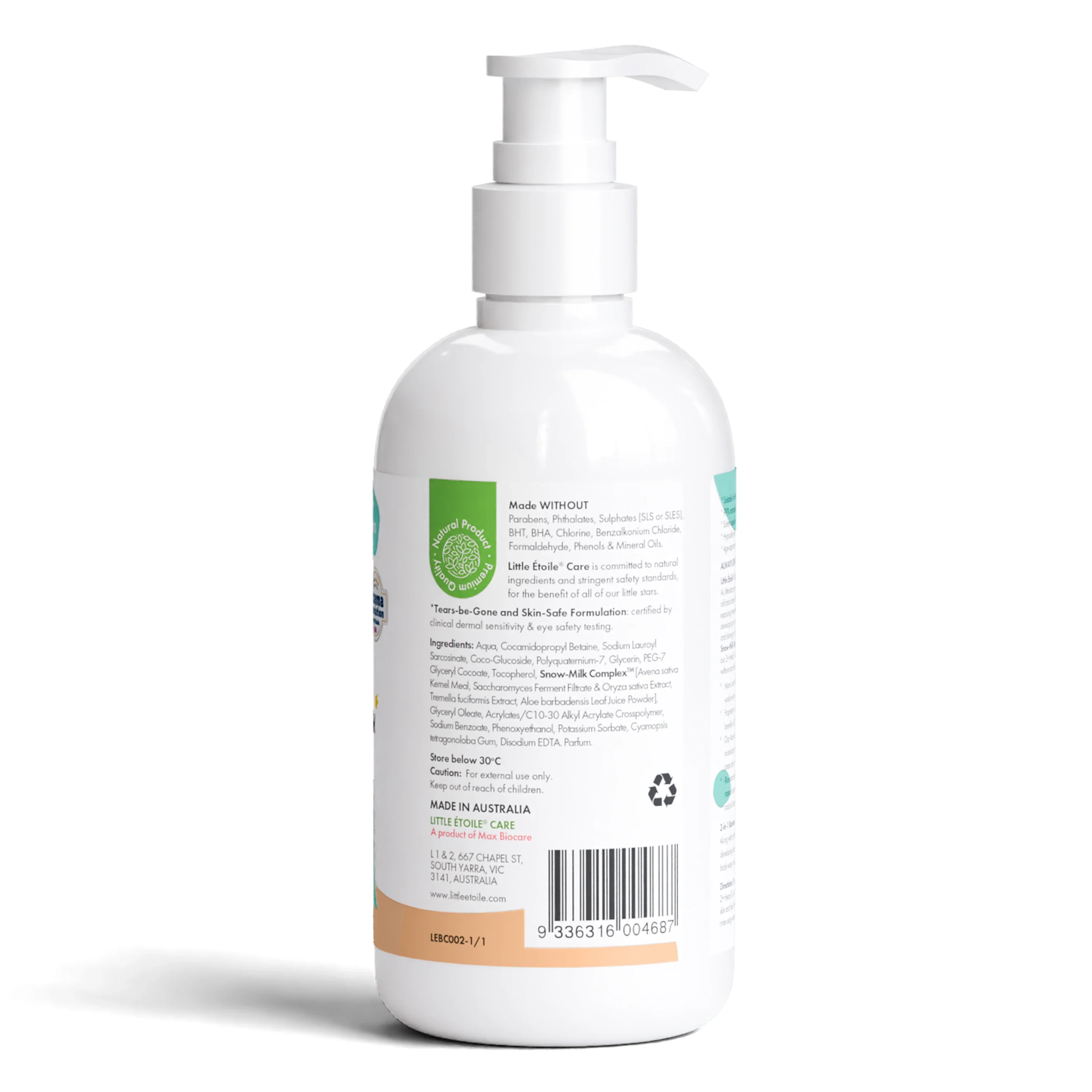 Head to Toe Wash for Delicate Skin (2+ Years)