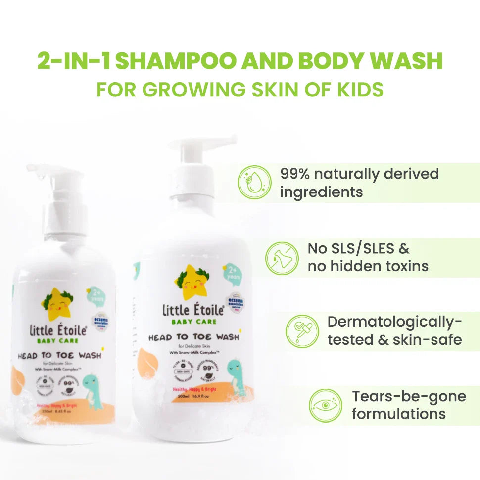 Head to Toe Wash for Delicate Skin (2+ Years)
