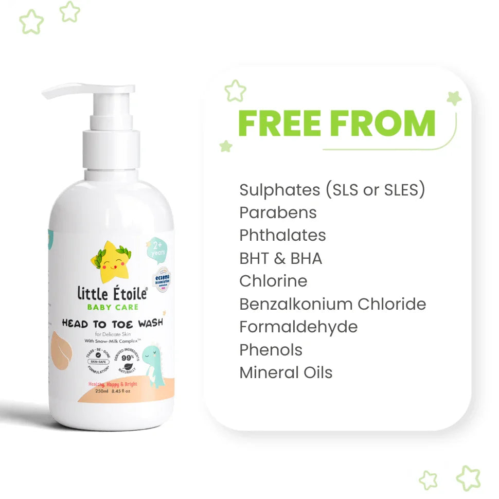 Head to Toe Wash for Delicate Skin (2+ Years)