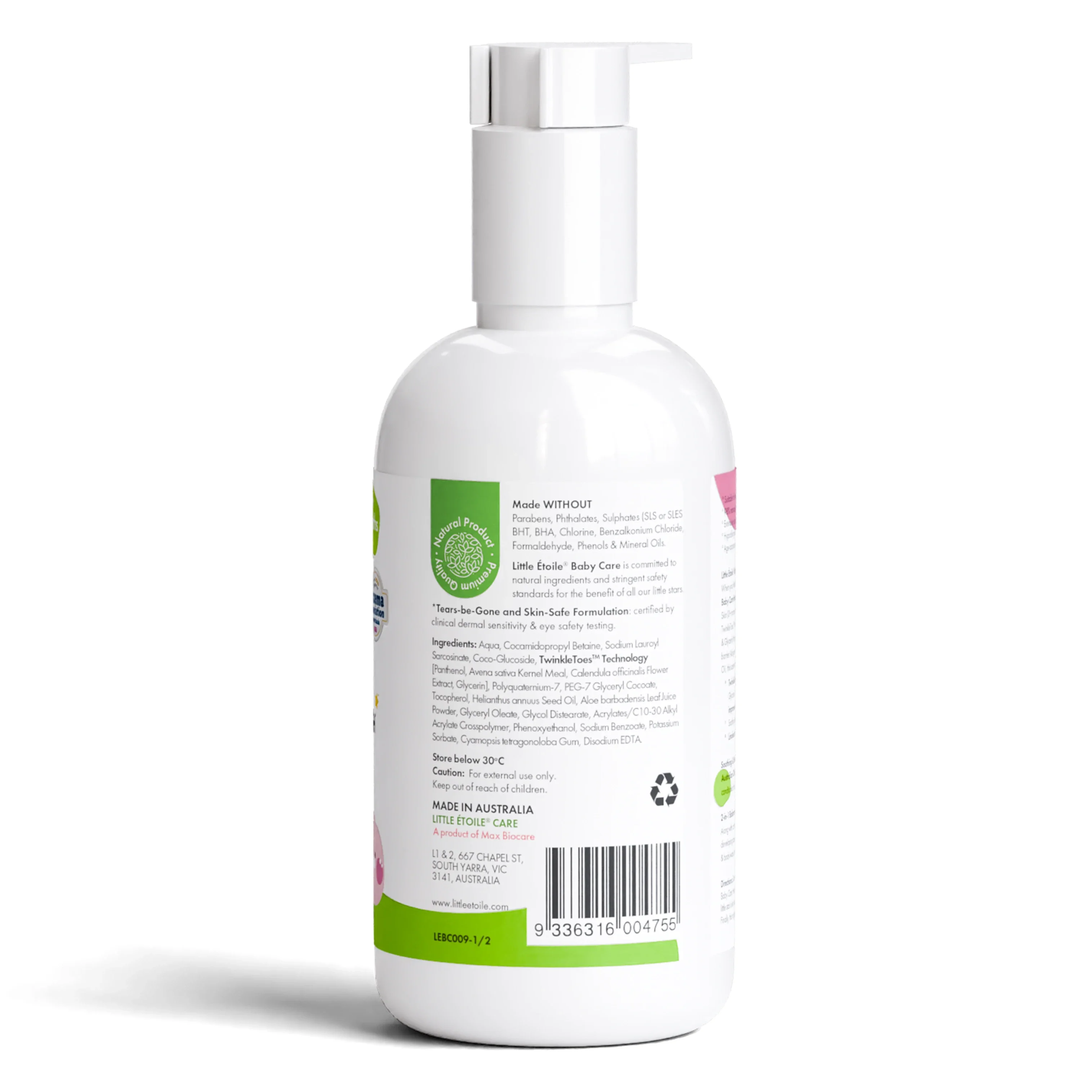 Head to Toe Wash for Dry, Sensitive & Eczema-prone Skin (0+ Months)
