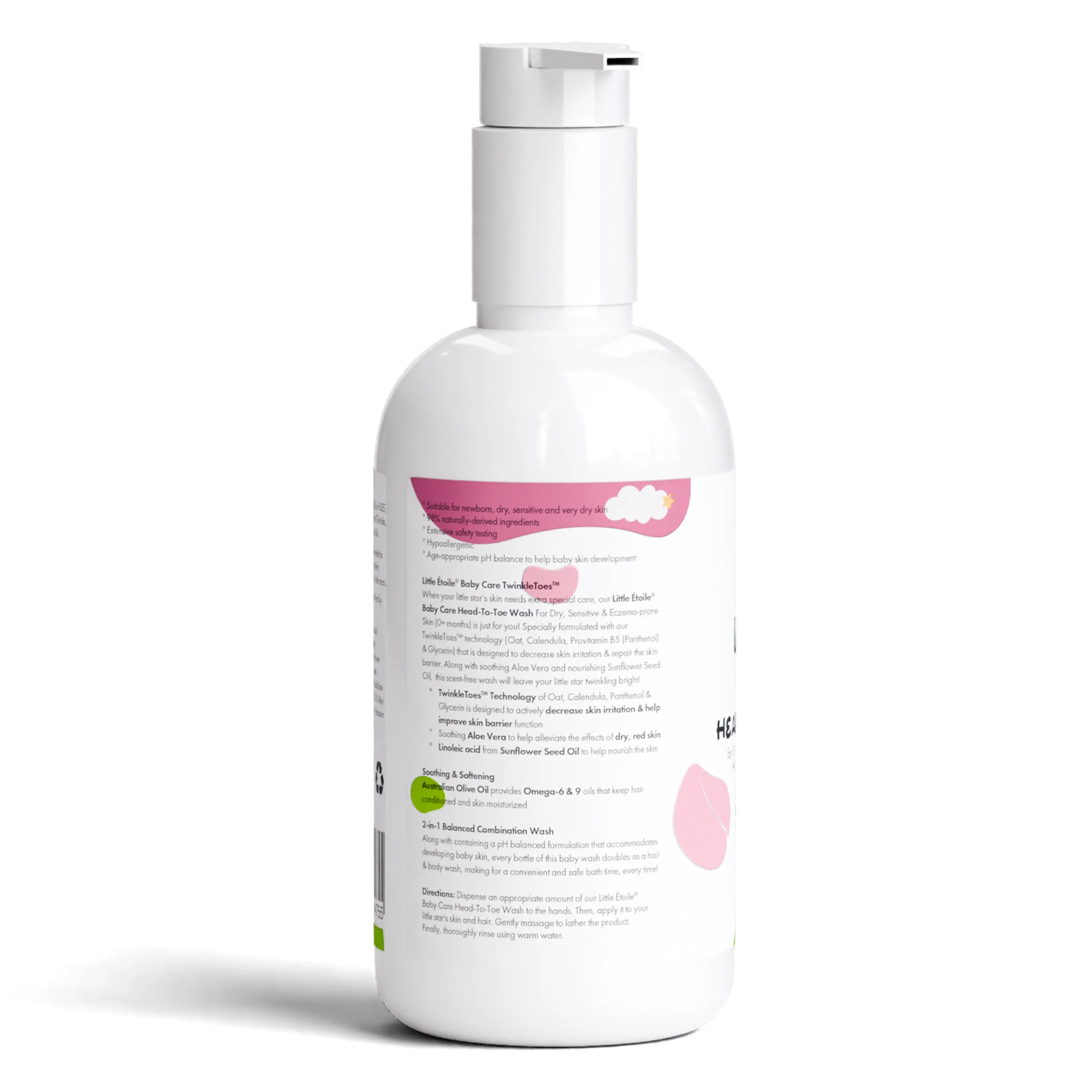 Head to Toe Wash for Dry, Sensitive & Eczema-prone Skin (0+ Months)
