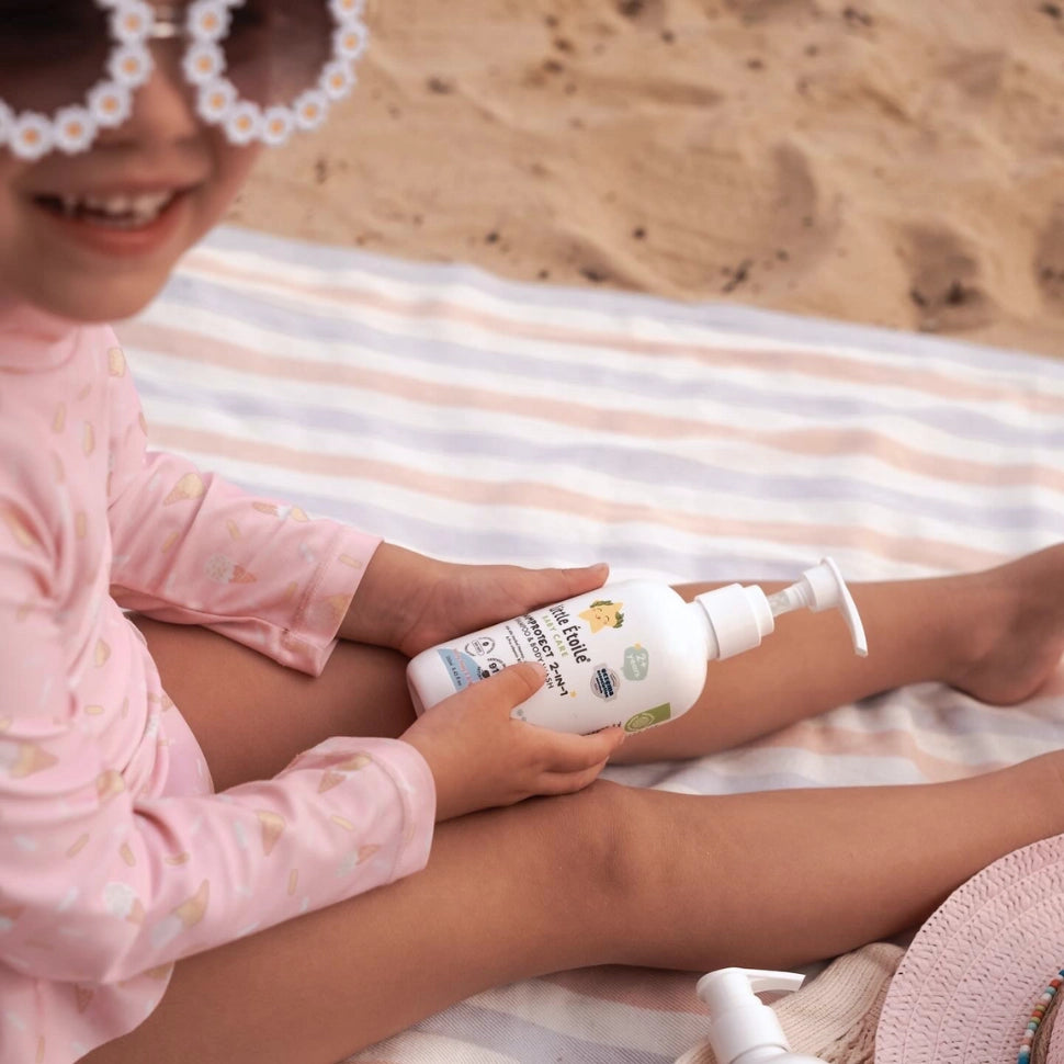 SwimProtect 2-in-1 Shampoo & Body Wash, Chlorine Removal, for 2+ Years