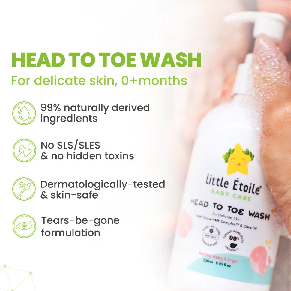 Head to Toe Wash for Delicate Skin (0+ month)