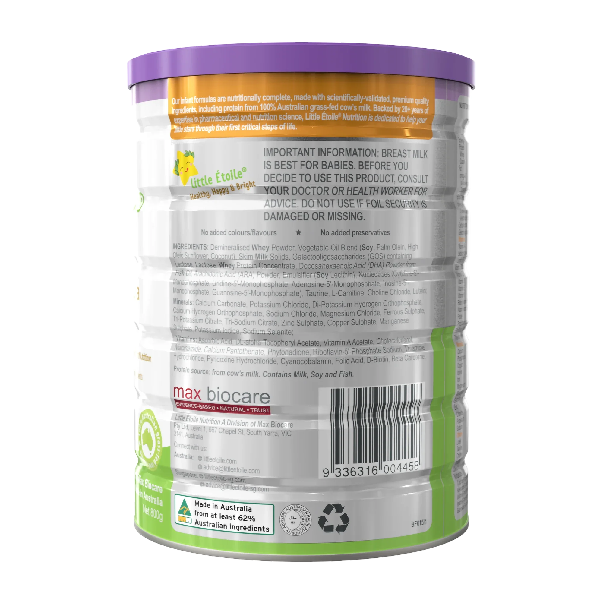 Premium Infant Formula Stage 1, 0-6 months